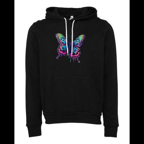 Colorful butterflies Bella canvas hoodie 3719